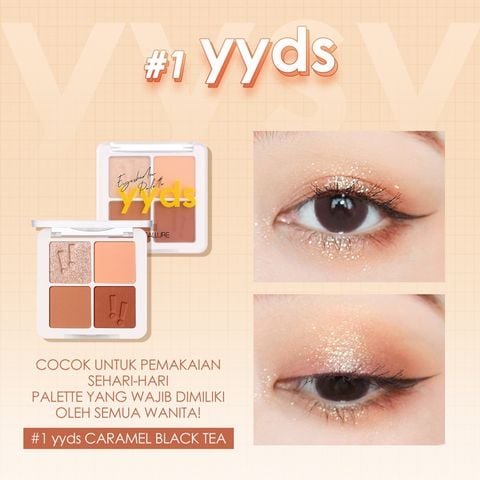  Bảng Phấn Mắt 4 Màu Focallure 4 Colors Eyeshadow Palette 