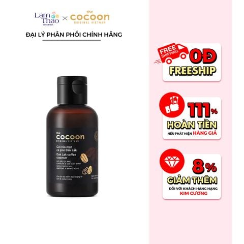  Gel Rửa Mặt Cà Phê Đắk Lắk Cho Làn Da Tươi Mới Cocoon Dak Lak Coffee Cleanser 