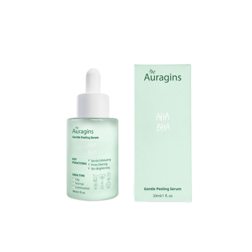 Tinh Chất Tẩy Tế Bào Chết The Auragins 7.5% AHA + 0.5% BHA Gentle Peeling Serum