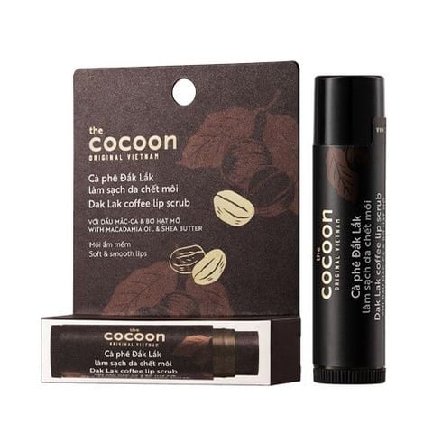  Tẩy Tế Bào Chết Môi Từ Cà Phê Đắk Lắk Cocoon Dak Lak Coffee Lip Scrub (Có hộp) 