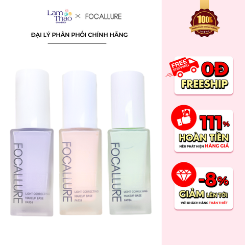  Kem Lót Hiệu Chỉnh Sắc Tố Da Focallure Light Correcting Makeup Base 
