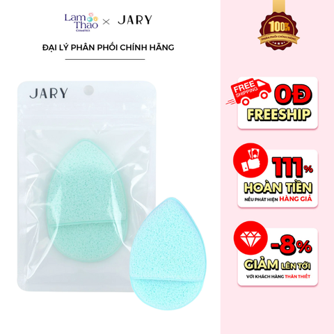  Miếng Rửa Mặt Bọt Biến Jary Cleansing Sponge 