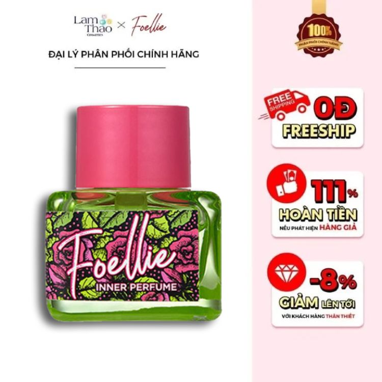 Nước Hoa Vùng Kín Foellie Fatale Rose 5ml