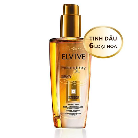  Dầu Dưỡng Chiết Xuất Tinh Dầu Hoa Tự Nhiên Loreal Paris Elseve Extraordinary Oil 