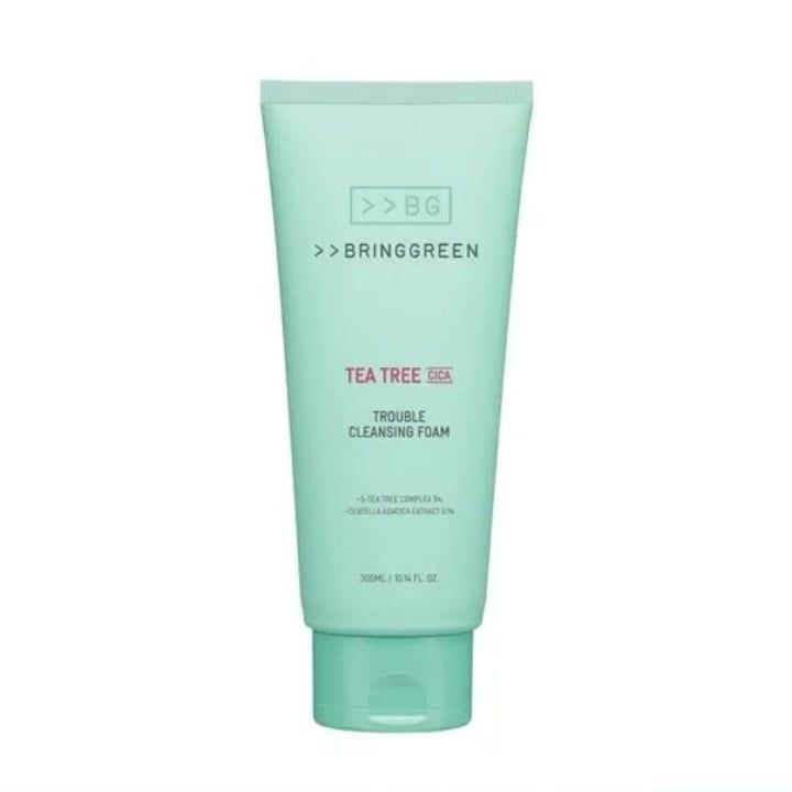 Sữa Rửa Mặt Ngừa Mụn Làm Dịu Da Bring Green Tea Tree Cica Trouble Cleansing Foam