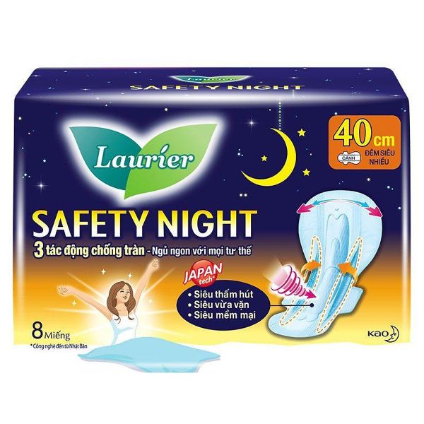 Băng Vệ Sinh Ban Đêm Laurier Safety Night