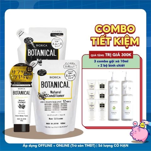  [TẶNG 4 BÌNH CHIẾT] Combo Tiết Kiệm Biorica Botanical 