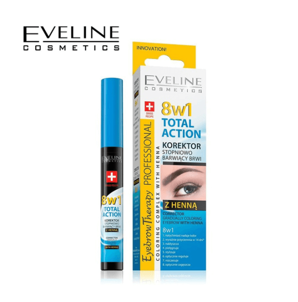 Dưỡng Chân Mày 8B1 Eveline Total Action Eyebrow Therapy