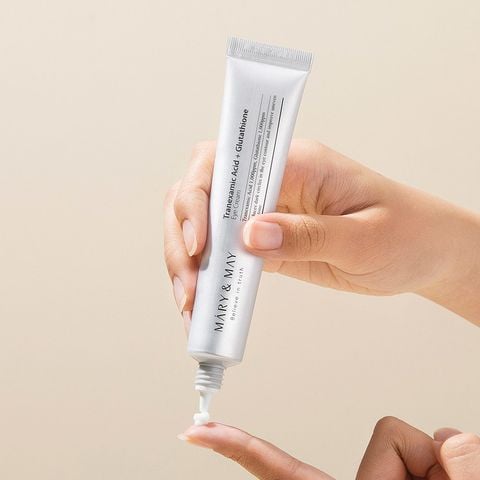  [ Set Special Gift ] Kem Mắt Cải Thiện Quầng Thăm Mắt Hiệu Quả Mary&May Tranexamic Acid + Glutathione Eye Cream 30g + 12g x 2 Tuýp 