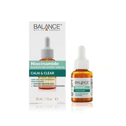 [HĐ 299K BALANCE TẶNG 1 TÚI ĐỰNG ĐỒ TRANG ĐIỂM] Tinh Chất Làm Mờ Thâm Mụn Balance Active Formula Niacinamide Blemish Recovery Serum