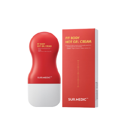 Kem Tan Mỡ, Săn Cơ Kèm Thanh Lăn Massage SurMedic+ Fit Body Hot Gel Cream