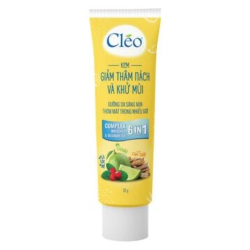  Kem Hỗ Trợ Giảm Thâm Nách & Khử Mùi Dưỡng Sáng 6 Trong 1 Cleo Complex Whitener & Deodorizer 6 In 1 