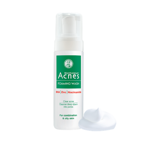  Dung Dịch Tạo Bọt Hỗ Trợ Ngăn Ngừa Mụn Cho Da Dầu Acnes Foaming Wash 