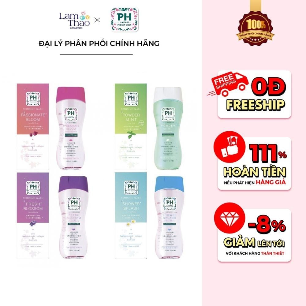 Dung Dịch Vệ Sinh Phụ Nữ PH Japan Premium Feminine Wash