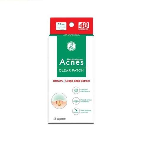  Miếng Dán Mụn Giúp Giảm Mụn Sưng Viêm Acnes Clear Patch 