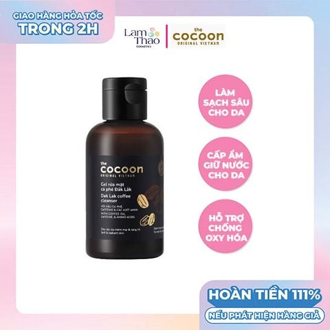  Gel Rửa Mặt Cà Phê Đắk Lắk Cho Làn Da Tươi Mới Cocoon Dak Lak Coffee Cleanser 