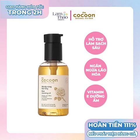  Dầu Tẩy Trang Chiết Xuất Hoa Hồng Cocoon Rose Cleansing Oil 