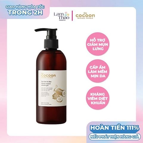  Gel Tắm Bí Đao Làm Giảm Mụn Lưng Cocoon Winter Melon Shower Gel 