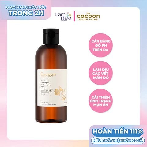  Nước Cân Bằng Da Chiết Xuất Bí Đao Cocoon Winter Melon Toner 