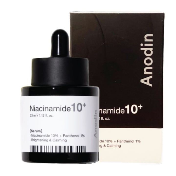 [TẶNG 1 MẶT NẠ CẤP ẨM B5 ISK] Tinh Chất Làm Trắng Và Thu Nhỏ Lỗ Chân Lông Anodin Niacinamide 10 Plus Serum 33ml