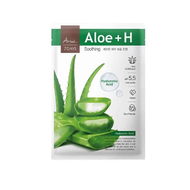 Mặt Nạ Dưỡng Da Giúp Làm Dịu Da Chiết Xuất Nha Đam Ariul 7 Days Mask Aloe + Hyaluronic Acid