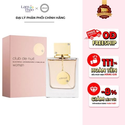  Nước Hoa Nữ Armaf Club De Nuit Woman Eau De Parfum 