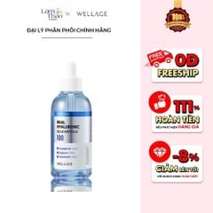 Tinh Chất Cấp Nước Hỗ Trợ Làm Dịu Và Phục Hồi Da Căng Bóng Wellage Real Hyaluronic Blue Ampoule 100