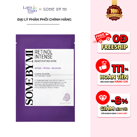  Mặt Nạ Chống Lão Hoá Some By Mi Retinol Intense Reactivating Mask 