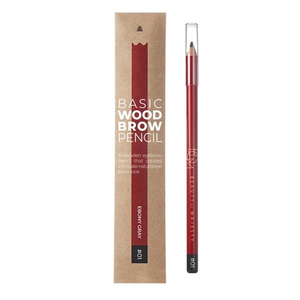 Chì Kẻ Chân Mày BOM Basic Wood Brown Pencil