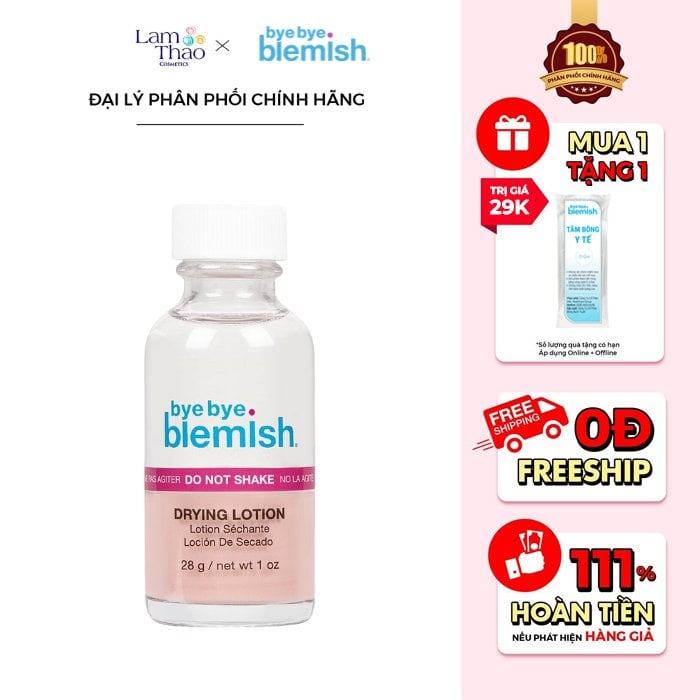Lotion Chấm Mụn Bye Bye Blemish Drying Lotion
