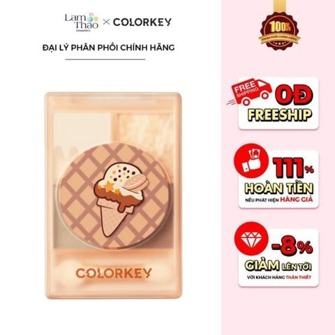  Bảng Phấn Mắt 4 Màu Colorkey Four Colour Eyeshadow 
