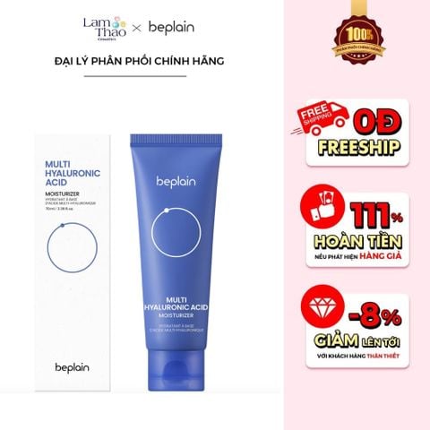  Kem Dưỡng Cấp Ẩm Đa Tầng Dịu Nhẹ Beplain Multi Hyaluronic Acid Moisturizer 