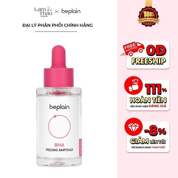 Tinh Chất Hỗ Trợ Giảm Mụn Dầu Nhờn Chứa BHA Beplain BHA Peeling Ampoule