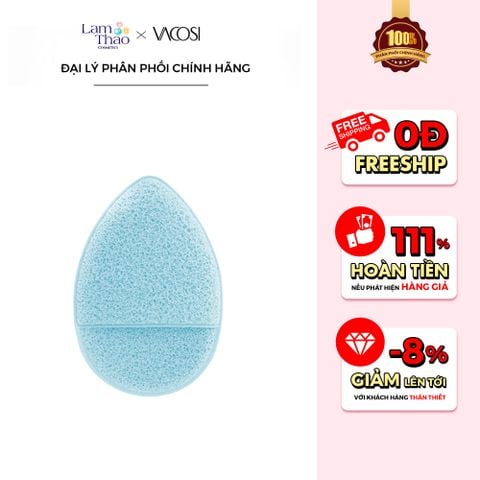  Bông Mút Rửa Mặt Vacosi Facial Cleansing Sponge 