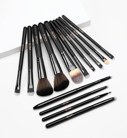  Bộ Cọ Cá Nhân 14 Cây & Bóp Da Cam Vacosi Mars Mission Brush Set 14 PCS 