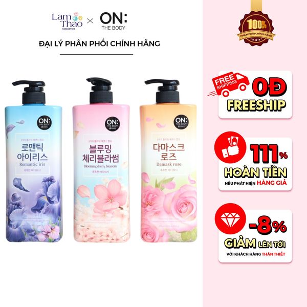 Sữa Tắm Hương Nước Hoa On The Body Daily Moisture Perfume Body Wash