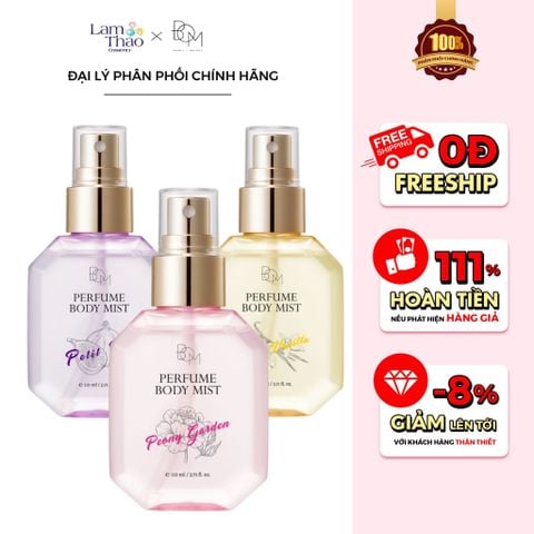  Xịt Thơm Hương Nước Hoa B.O.M Perfume Body Mist 