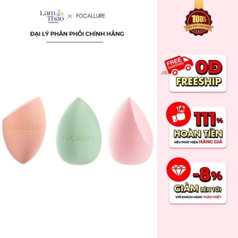  Bông Mút Trang Điểm Focallure Match Max Makeup Sponge 