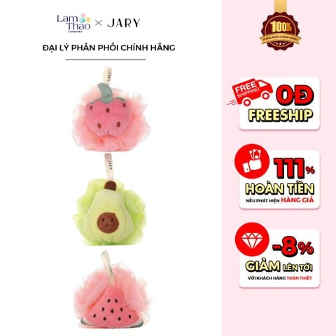  Bông Tắm Tạo Bọt Làm Sạch Da Jary Loofah Bath Sponge 