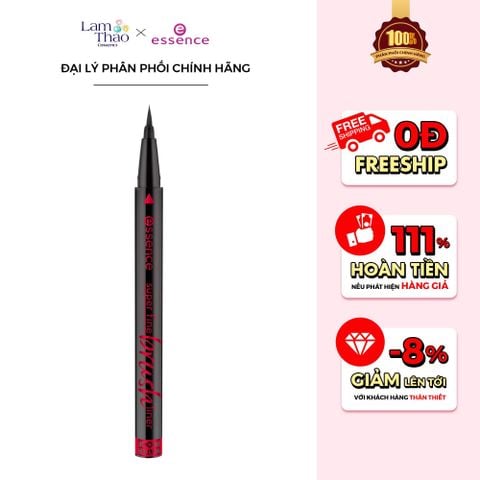  Bút Kẻ Mắt Chống Nước Essence Super Fine Brush Liner Waterproof 