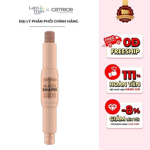  Bút Tạo Khối Và Bắt Sáng Catrice Magic Shaper Contour & Glow Stick 