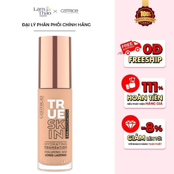 Kem Nền Catrice True Skin Hydrating Foundation