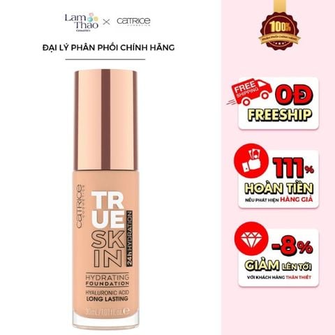  Kem Nền Catrice True Skin Hydrating Foundation 