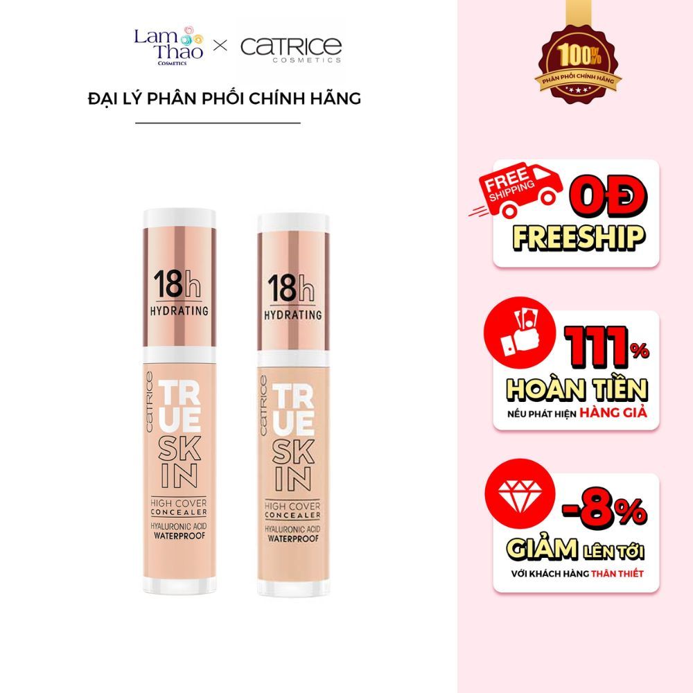 Kem Che Khuyết Điểm 18H Catrice True Skin High Cover Concealer