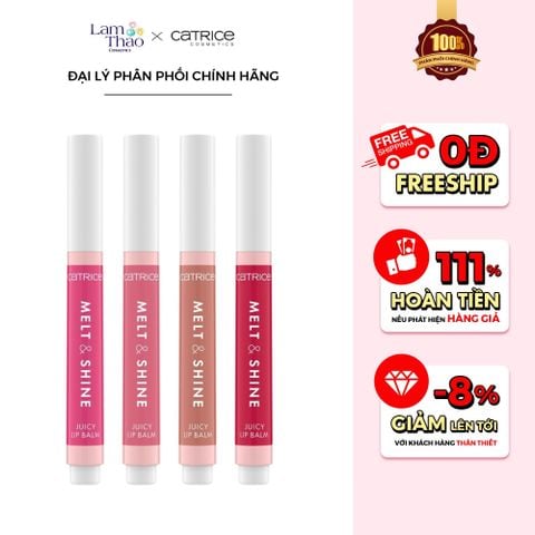  Son Dưỡng Có Màu Dạng Thỏi Catrice Melt & Shine Juicy Lip Balm 