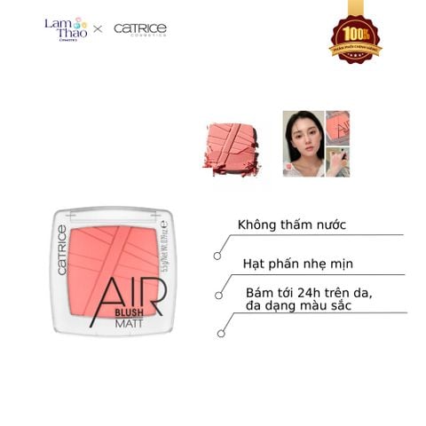  Phấn Má Hồng Catrice Air Blush Matt 