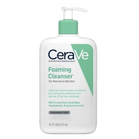  Sữa Rửa Mặt Cho Da Dầu Cerave Developed With Dermatologists Foaming Cleanser 