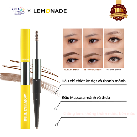  Chì Kẻ Mày 2 Đầu Lemonade Want It Got It Dual Eyebrow 