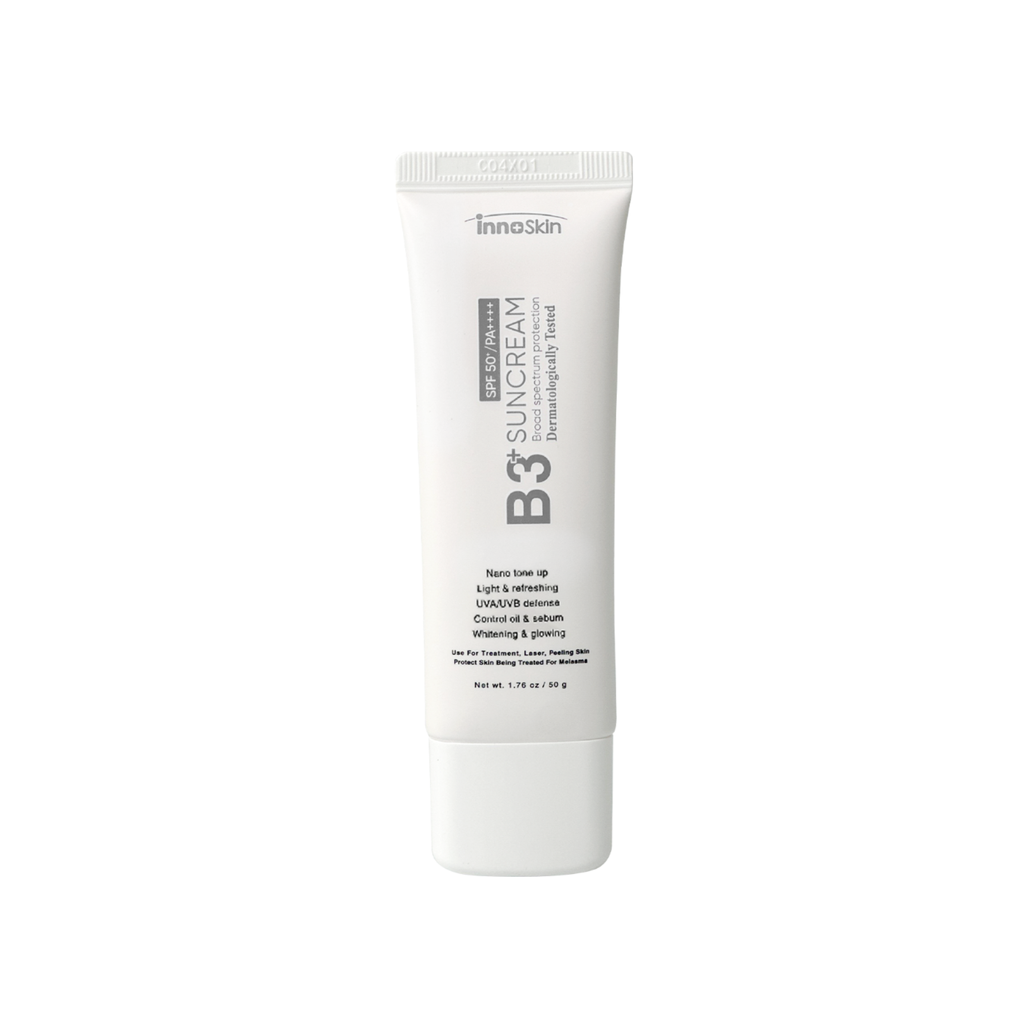 Kem Chống Nắng Phổ Rộng Innoskin B3+ Suncream SPF50+ PA++++