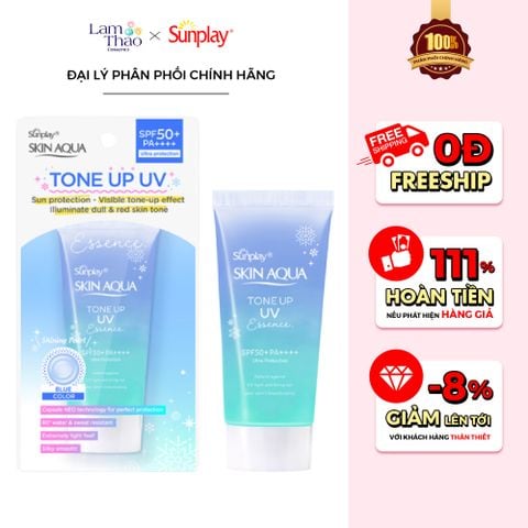  Tinh Chất Chống Nắng Hiệu Chỉnh Sắc Da Sunplay Skin Aqua Tone Up UV Essence Blue 